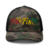 Fish Finity Rasta Trucker Hat