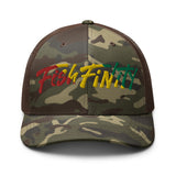 Fish Finity Rasta Trucker Hat