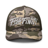 Fish Finity Camouflage Trucker Hat