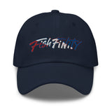 Fish Finity Patriot Dad Hat