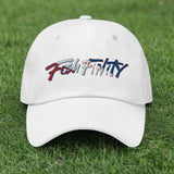 Fish Finity Patriot Dad Hat