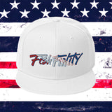 Fish Finity Patriot Snapback Hat