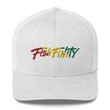Fish Finity Rasta Trucker Hat