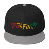 Fish Finity Rasta Snapback Hat