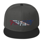 Fish Finity Patriot Edition Charcoal Gray Snapback Hat