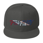 Fish Finity Patriot Edition Charcoal Gray Snapback Hat