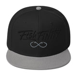Fish Finity Infinity Hook Black Edition Snapback Hat