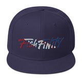 Fish Finity Patriot Edition Navy Snapback Hat