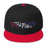 Fish Finity Patriot Edition Red/Black/Black Snapback Hat