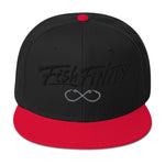 Fish Finity Infinity Hook Black Edition Snapback Hat