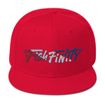 Fish Finity Patriot Edition Red Snapback Hat